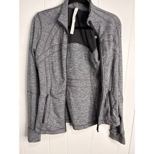 lululemon Define Jacket Size 10 Full Zip GRAY  Body Shape High Quality
